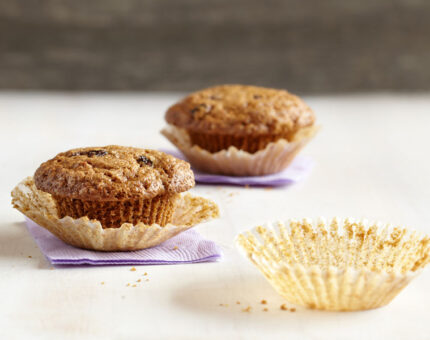 Muffins de zanahoria y pasas