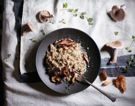 Risotto de champiñones