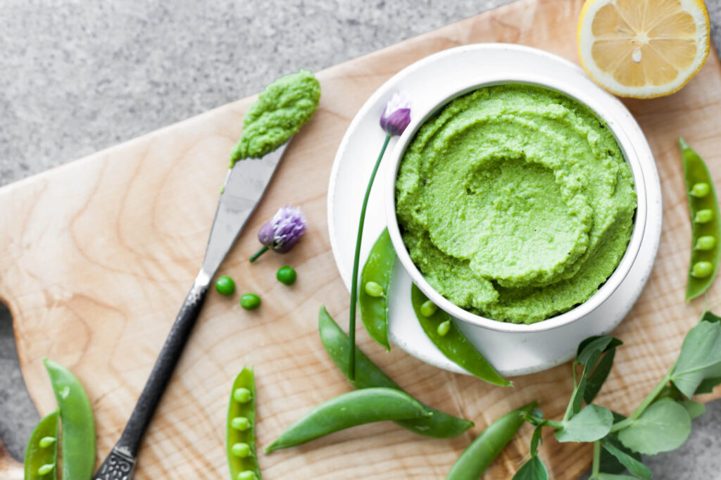 Guacamole de guisantes o guisanmole