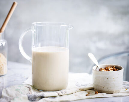 Leche de avena casera