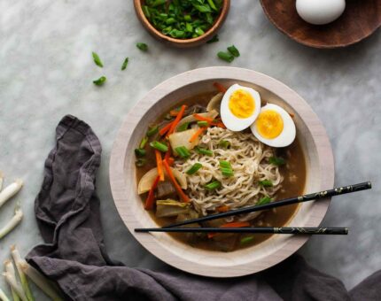 Ramen de pollo sin gluten