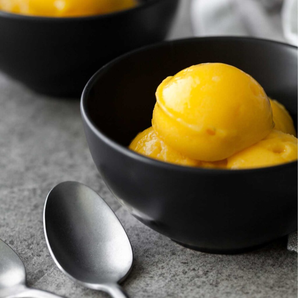 Sorbete de mango