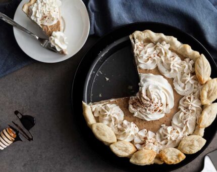 Tarta de invierno con jengibre y canela