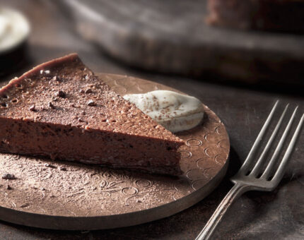 Tarta de chocolate y café con crema mascarpone