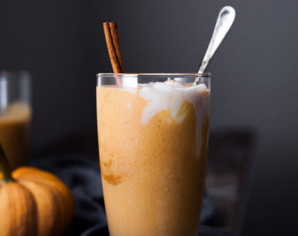 Smoothie de calabaza y plátano