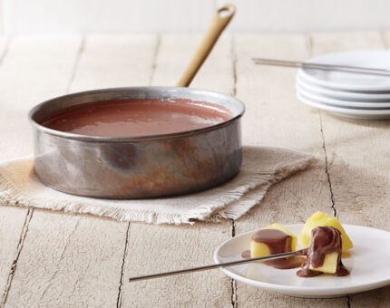 Fondue de Chocolate y Naranja