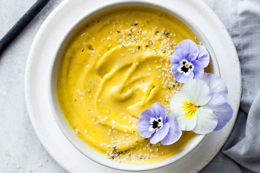 smoothie bowl de mango